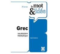 Grec - Vocabulaire thématique: Le mot & l'idée