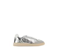Greca Court Metallic Trainers - male - Versace - Sneakers - Gray - 6 UK - Shoes 6 UK