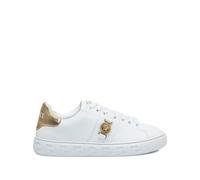 Greca Leather Trainers - female - Versace - Sneakers - White - 7 UK - Shoes 7 UK