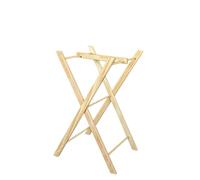 GRECA Scissor legs for tray folding in natural solid pine wood. Can be painted. Dimensions (width/depth/height): 39 x 32 x 62 cm