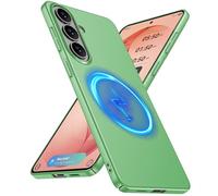 GRECAZO Magnetic Ultra Thin Frosted Designed for Samsung Galaxy S26 Plus Phone Case 6.7 inch Slim Minimalist Lightweight Matte Hard[Compatibility with MagSafe]Cover Protective Bumper Case-Light Green