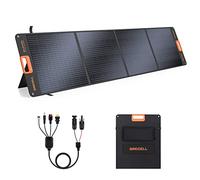 GRECELL 200W Portable Solar Panel for Power Station, Foldable Solar Charger w/ 4 Kickstands, IP65 Waterproof Solar Panel Kit w/DC XT60 Anderson Aviation Output for Outdoor RV Boat Caravan Off-Grid