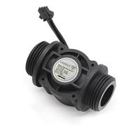 GREDIA 1" Water Flow Sensor Food-grade Switch Hall Effect Flowmeter Fluid Meter Counter 1-60L/min