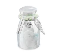 Gredstar Cremation Urns for Dog Cat Ashes, Small Ceramic Keepsake Urn with Your Wings Were Ready - Memorial Sympathy Gift for Pet Loss, Decorative Vase with Soft Colour Glaze