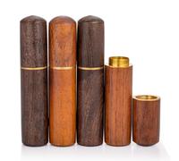 Gredstar Mini Scattering Tubes Rosewood Cremation Urn for Human Ashes, Portable Wood Ashes Holder for Ash Scattering Ceremony, Memorial Urns (Uncarved)