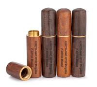 Gredstar Mini Scattering Tubes Set of 4, Rosewood Cremation Urn for Human Ashes, Portable Wood Ashes Holder for Ash Scattering Ceremony, Memorial Urns