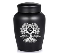 Gredstar Tree of Life Memorial Urn for Dad, Large Cremation Urn for Human Ashes - Funeral Keepsake, Sympathy Gift for Bereavement, Loss of Dad