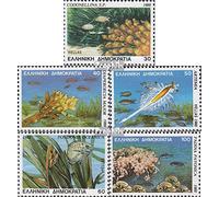 Greece 1680A-1684A (complete.issue.) unmounted mint/never hinged ** MNH 1988 Kleinstlebewesen in Mediterranean Sea (Stamps for collectors) Water animals