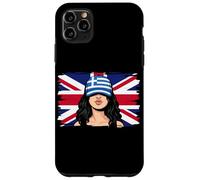 Greece Britain Flags Women Roots British Greek Heritage Case for iPhone 11 Pro Max