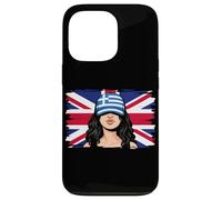 Greece Britain Flags Women Roots British Greek Heritage Case for iPhone 13 Pro