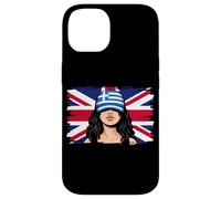 Greece Britain Flags Women Roots British Greek Heritage Case for iPhone 14