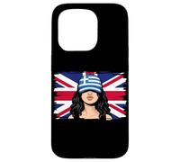 Greece Britain Flags Women Roots British Greek Heritage Case for iPhone 15 Pro