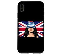Greece Britain Flags Women Roots British Greek Heritage Case for iPhone XS Max