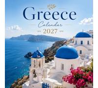 Greece Calendar 2027: 15 Month Planner | Scenic Destinations with Place Names