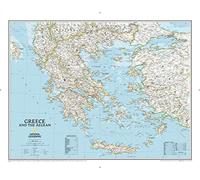 Greece Classic Map [Tubed] - Reference Maps: Wall Maps Countries & Regions (National Geographic Reference Map)