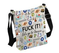 Greece Crossbody Bag Greece Lover Gift Greece Travel Gift Greece Welcome Bag Girls Trip To Greece Gift For Her (Greece Bag)
