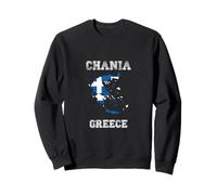 Greece Distressed Flag Chania Pride Sweatshirt