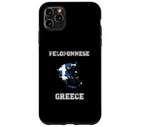 Greece Distressed Flag Peloponnese Pride Case for iPhone 11 Pro Max