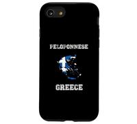 Greece Distressed Flag Peloponnese Pride Case for iPhone SE (2020) / 7/8