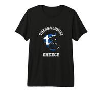 Greece Distressed Flag Thessaloniki Pride Premium T-Shirt