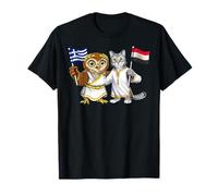 Greece Egypt Flag Gr gyptian Roots Gr gyptian T-Shirt