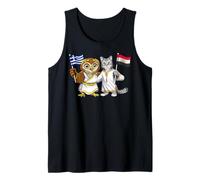 Greece Egypt Flag Gr gyptian Roots Gr gyptian Tank Top