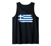 Greece Flag - Beautiful Greece Football Banner Tank Top