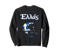 Greece,Flag of Greece,Greece Flag,Greece map Sweatshirt
