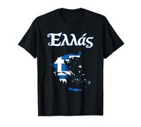 Greece,Flag of Greece,Greece Flag,Greece map T-Shirt