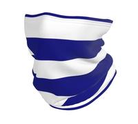 Greece Flag Pattern Multifunctional Elastic Neck Warmer Scarf Adjustable Balaclava Outdoor Essential Anti-Static Moisture-Wicking Police Military Use Windproof Warm Ski Mask