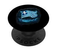 Greece flag PopSockets Adhesive PopGrip