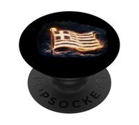 Greece flag PopSockets Adhesive PopGrip