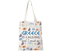 Greece is Calling and I Must Go Greece Makeup Bag Greece Family Trip Gift Greek Vocation Cosmetic Bag Greece Travel Bag (Greece is Calling Tote Bag 1UK)