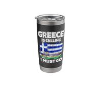 Greece is Calling and I Must Go Stainless Steel Insulated Tumbler