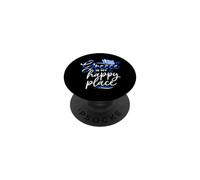 Greece Is My Happy Place Greek Vacation Lover PopSockets Adhesive PopGrip