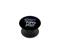 Greece Is My Happy Place Greek Vacation Lover PopSockets Adhesive PopGrip