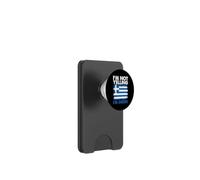 Greece Lover Greek Pride Funny I'm Not Yelling I'm Greek PopSockets PopWallet for MagSafe