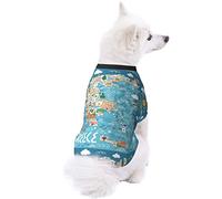 Greece Map Dog Pet Clothes - Security Printed Pet Sweaters, Coat Winter for Small Medium Large Dogs Cats, Cozy Apparel Casual Fashion Costume, Cute Pet Pullover Sweater.
