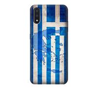 Greece Map Football Soccer Flag Case Cover For Samsung Galaxy A01