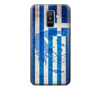 Greece Map Football Soccer Flag Case Cover For Samsung Galaxy A6+ (2018), J8 Plus 2018, A6 Plus 2018