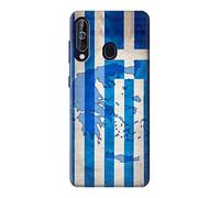 Greece Map Football Soccer Flag Case Cover For Samsung Galaxy A60