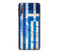 Greece Map Football Soccer Flag Case Cover For Samsung Galaxy A7 (2018)
