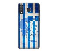 Greece Map Football Soccer Flag Case Cover For Samsung Galaxy A8 Star, A9 Star