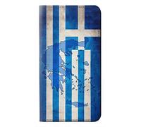 Greece Map Football Soccer Flag PU Leather Flip Case Cover For Samsung Galaxy A51