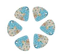 Greece Map print Guitar Picks, 12PCS Premium Celluloid Guitar Pick Medium for Acoustic Guitar, Electric Guitar, Bass