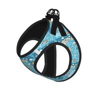 Greece Map Print Pet Leash Vest For Small Dogs Cats, Adjustable Pet Harness Vest, Outdoor Walking Hiking