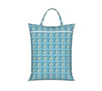 Greece Map Print Travel Laundry Bag Foldable Lightweight Camping Beach Dorm Weekend Getaways