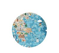 Greece Map Printing Fashion Car Air Freshener Cards 10 Pcs Car Scented Hanging Sheets