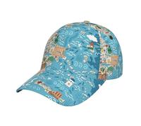 Greece Mapprint Stylish Unisex Sports Baseball Cap,Adjustable Summer Golf Cap,for Daily,Outdoor Sports Black