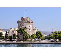 Greece Puzzle 1000 Pieces Travel Puzzle Puzzle Storage 38x52CM